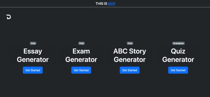Screenshot of Doctrina AI website