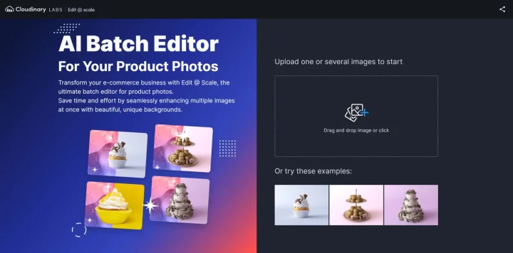 Screenshot of Edit At Scale website