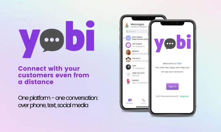 Screenshot of Yobi website