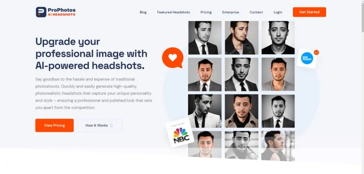 Screenshot of ProPhotos website