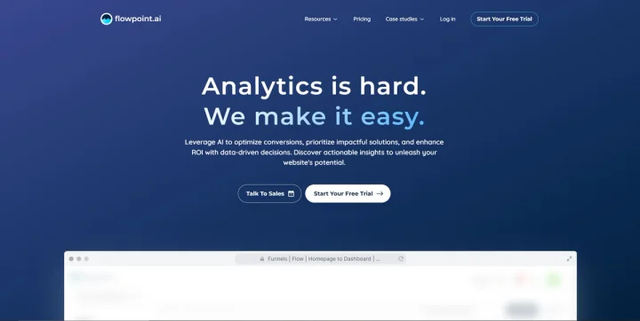 Screenshot of Flowpoint website
