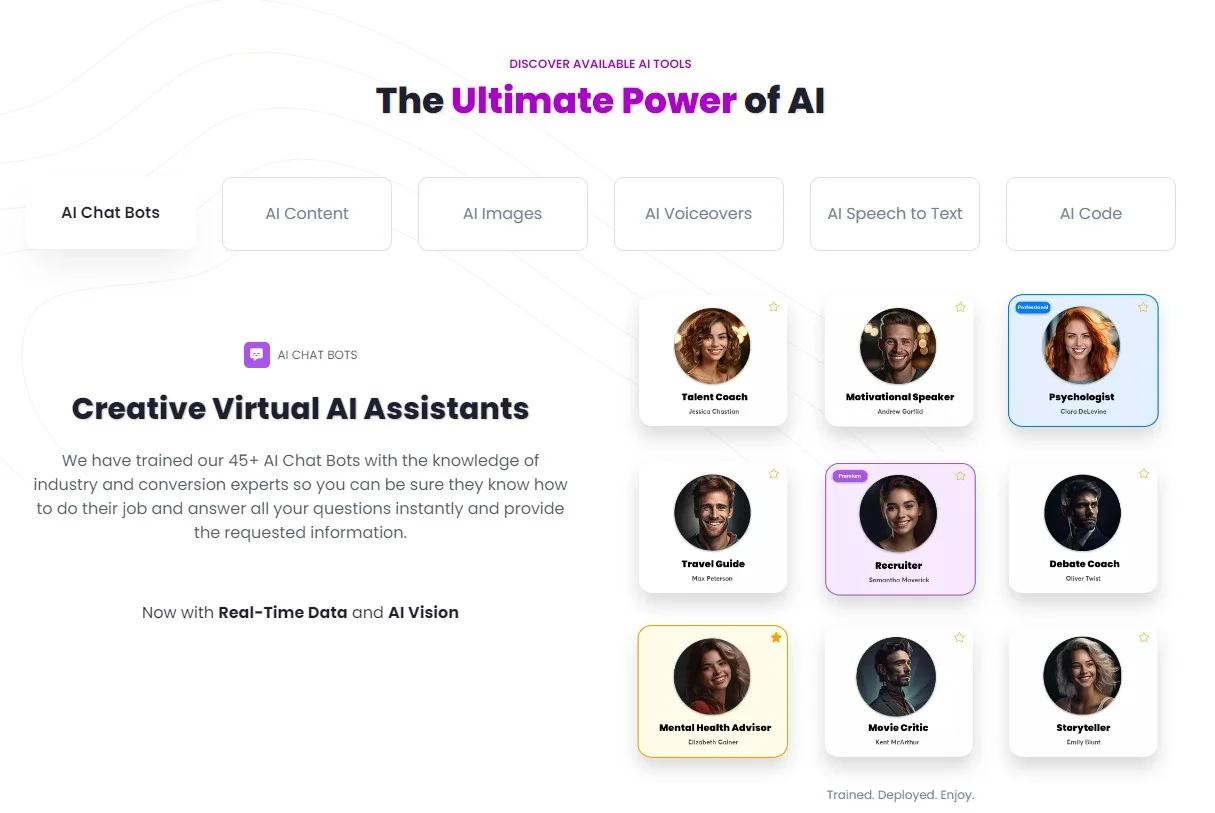 Screenshot of PURPLE BRaiN website