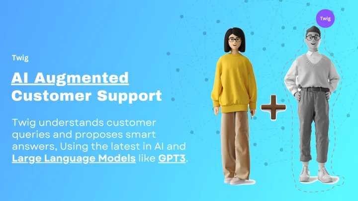 Screenshot of Twig AI website