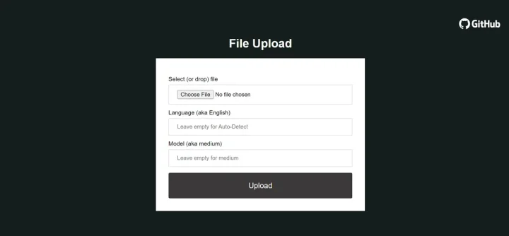Screenshot of Free Subtitles AI website