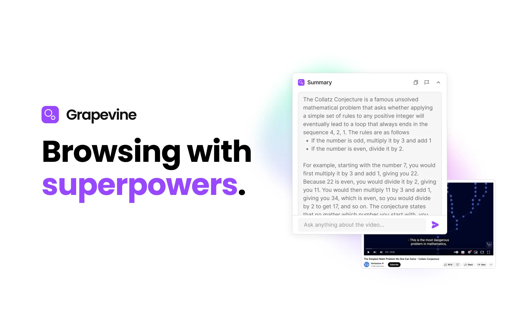 Screenshot of Grapevine website
