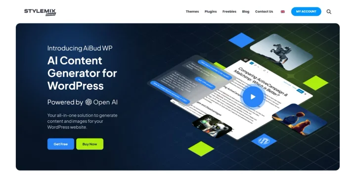 Screenshot of AI Buddy website