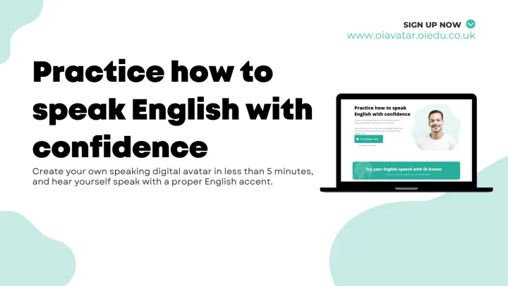 Screenshot of OI Avatar website