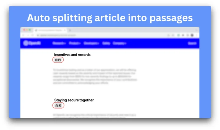 Screenshot of Recap website