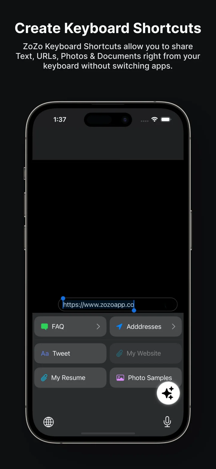 Screenshot of ZoZo App website