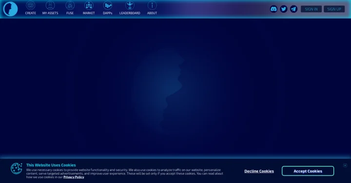 Screenshot of Alethea website