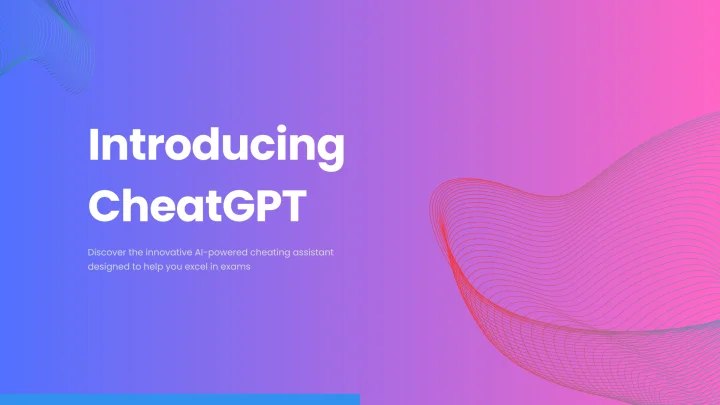 Screenshot of CheatGPT website