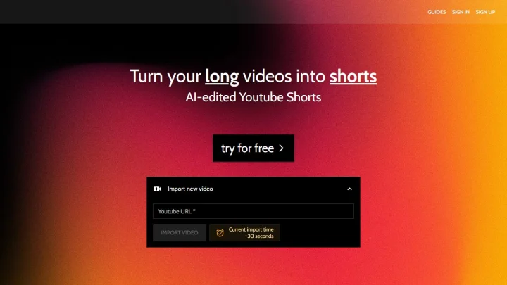 Screenshot of Trimmr website
