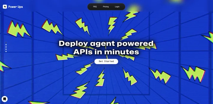 Screenshot of Powerups AI website