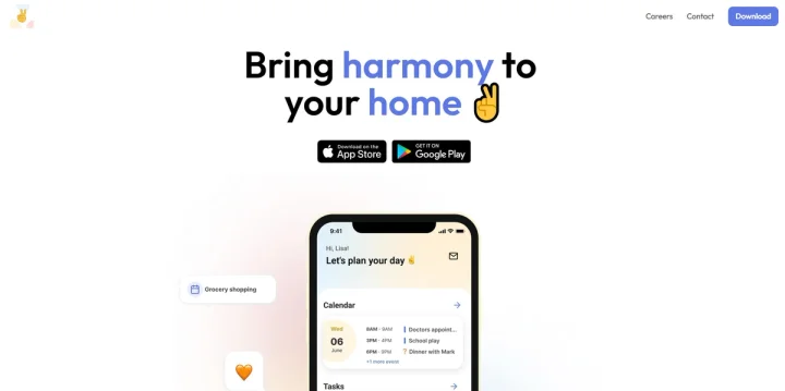 Screenshot of Rejoy website