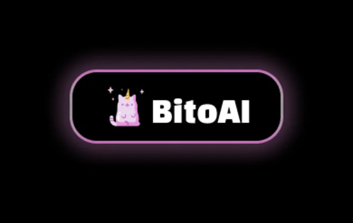 Screenshot of BitoAI website