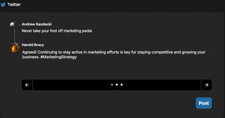 Screenshot of EngageMage website