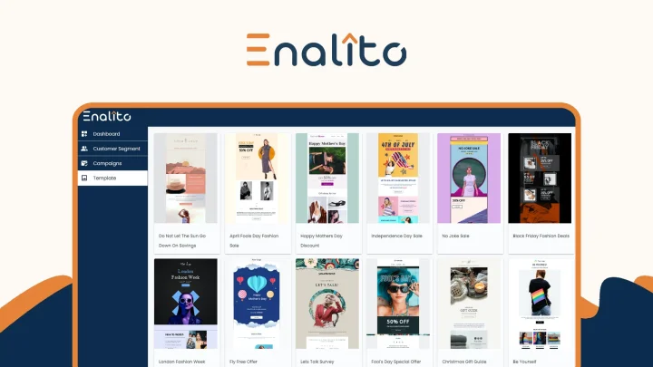 Screenshot of Enalito website