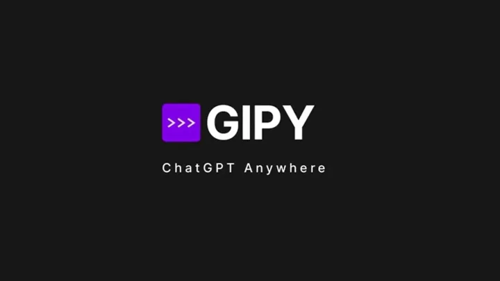 Screenshot of GIPY website