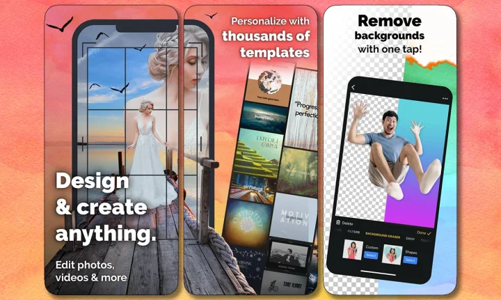 Screenshot of piZap website