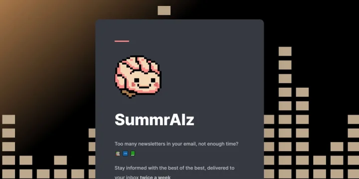 Screenshot of SummrAIz website