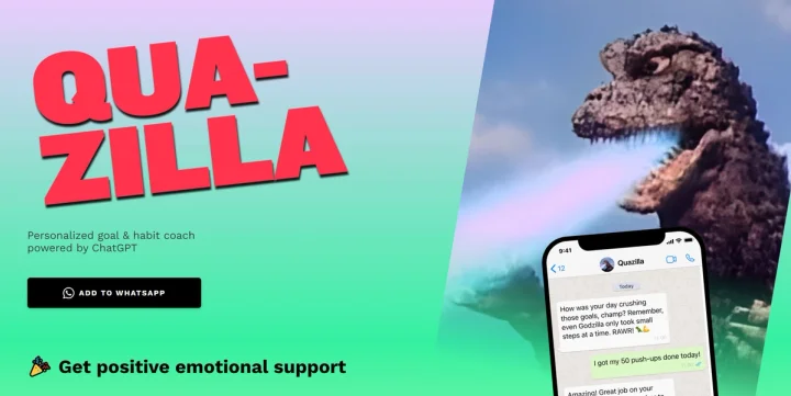 Screenshot of Quazilla website