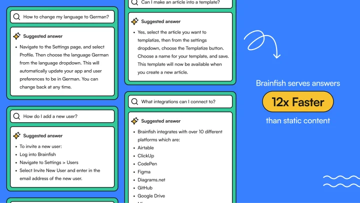 Screenshot of Brainfish website