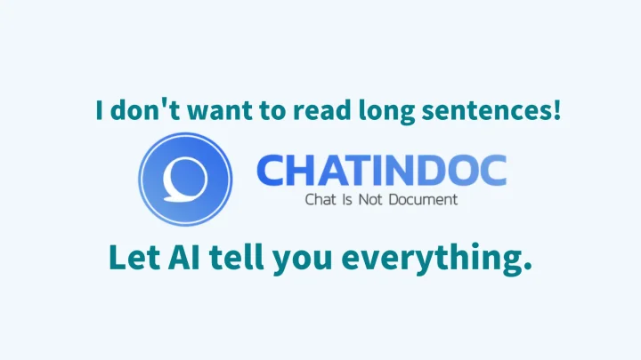 Screenshot of ChatInDoc website
