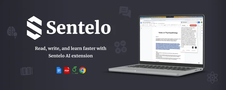 Screenshot of Sentelo website