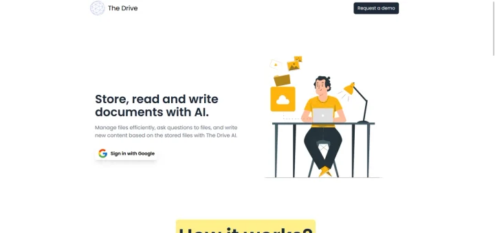 Screenshot of The Drive AI website