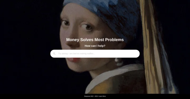 Screenshot of ConsumerAI website