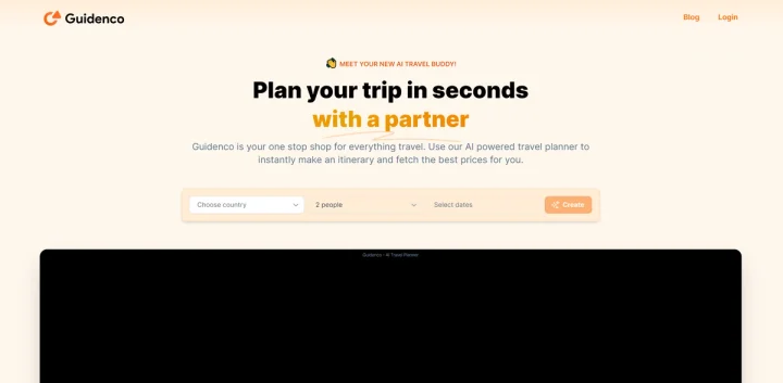 Screenshot of Guidenco website