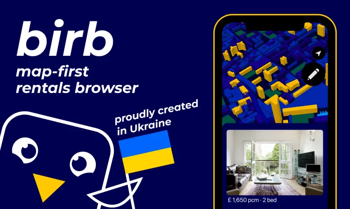 Screenshot of birb website