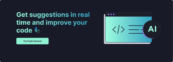 Screenshot of Code Genius website