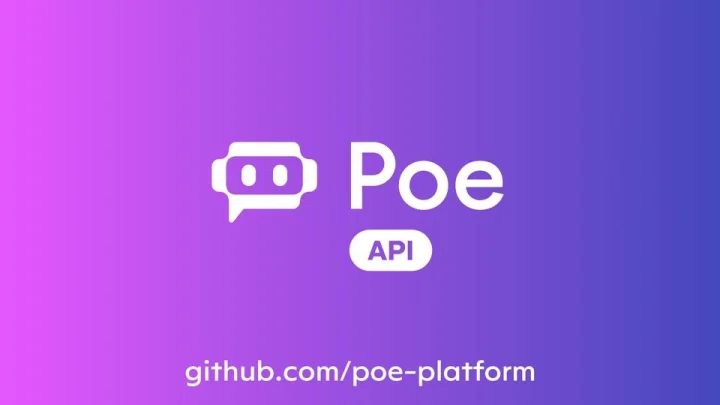 Screenshot of Poe website