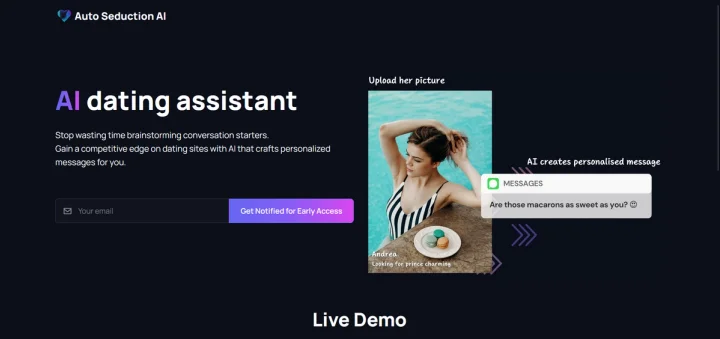 Screenshot of Auto Seduction website