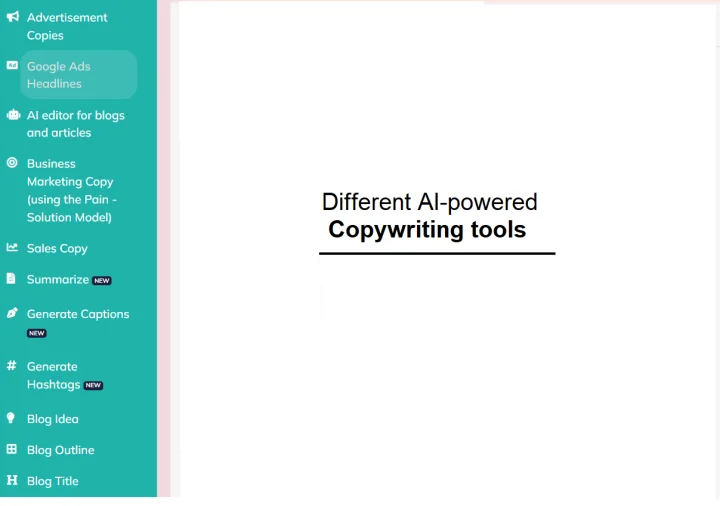 Screenshot of RyterAI website