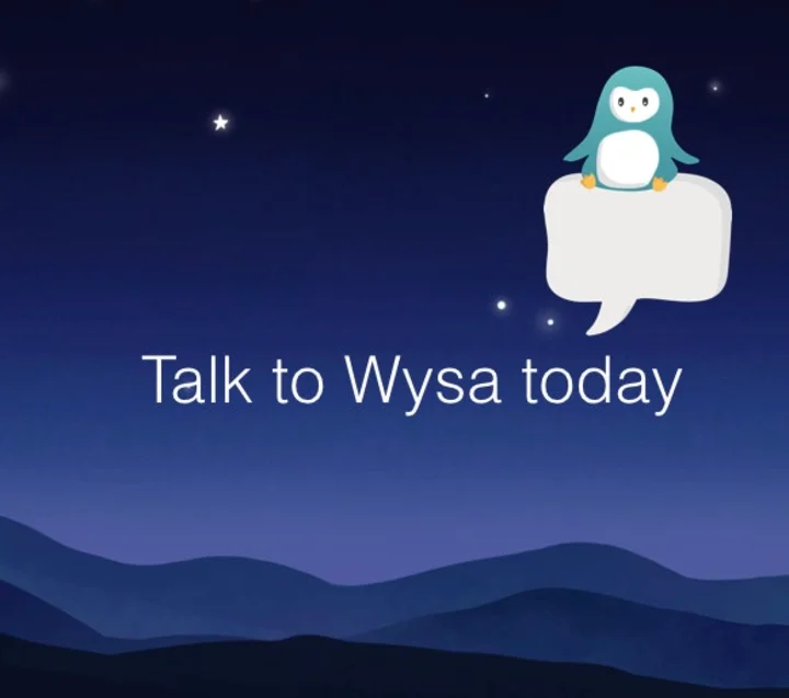 Screenshot of Wysa website