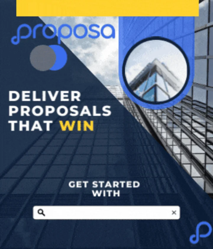 Screenshot of Proposa website