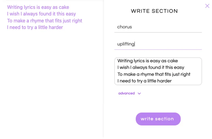 Screenshot of Staccato website