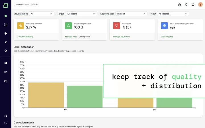 Screenshot of Kern AI refinery website