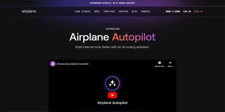 Screenshot of Airplane Autopilot website