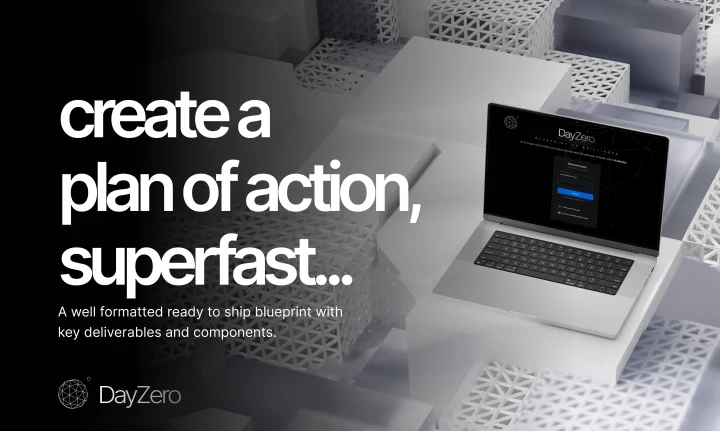 Screenshot of DayZero website
