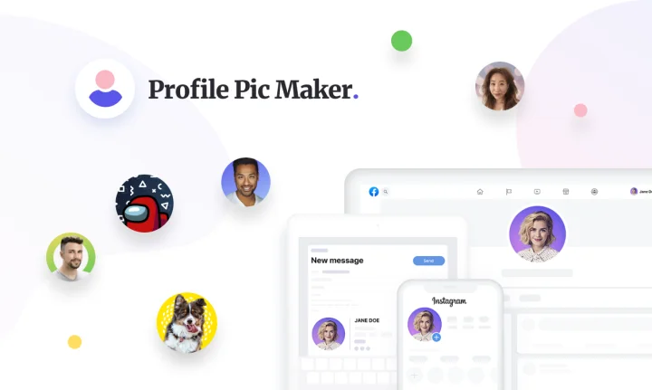 Screenshot of PFPMaker website