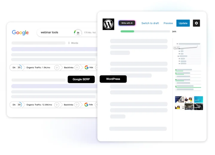 Screenshot of growthbar website