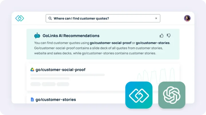 Screenshot of GoLinks website