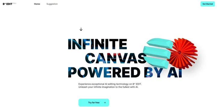 Screenshot of B^ EDIT website