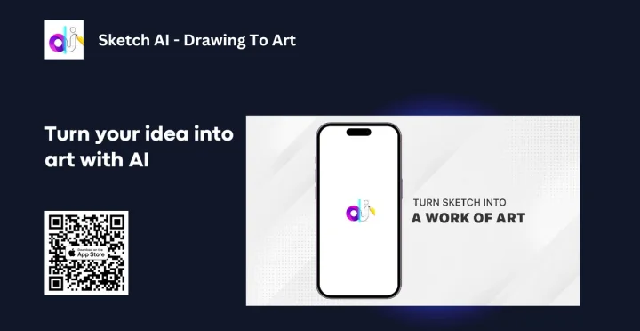 Screenshot of Sketch AI website