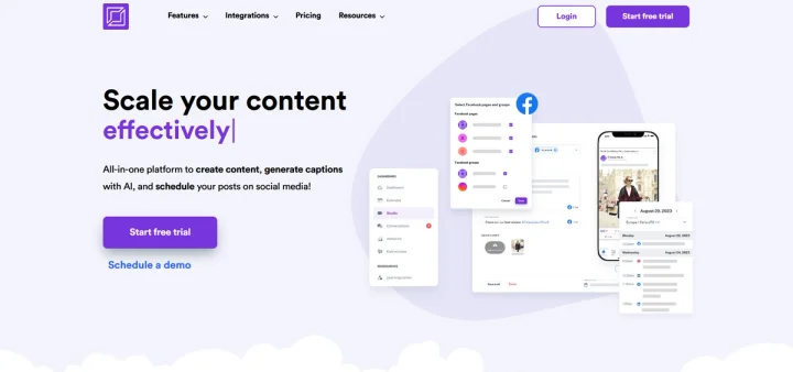 Screenshot of Creasquare website