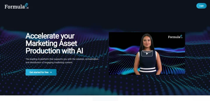 Screenshot of Formula8 website