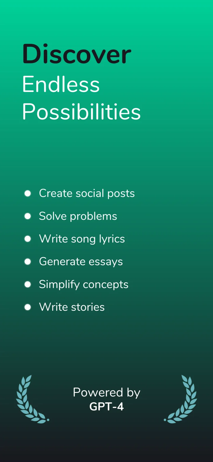Screenshot of Chatty: AI Assistant website